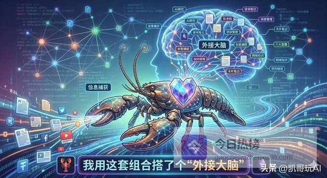 龙虾与Obsidian的奇妙搭配：打造我的“外接大脑”