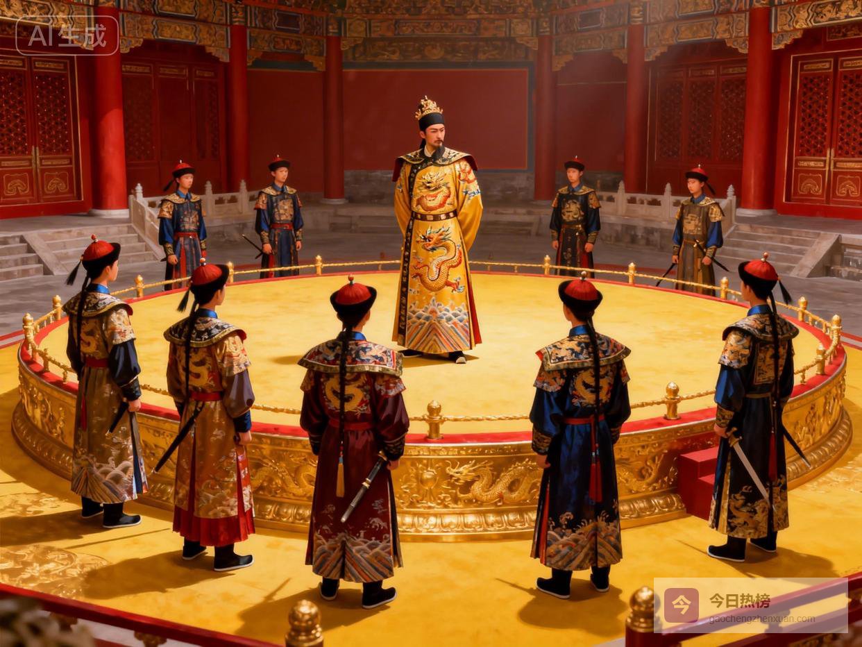 父皇设擂比箭招驸马，九位世子射罢，我随手一箭正中靶心，太监尖声：箭上有龙纹