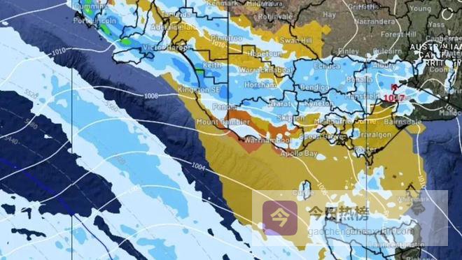澳洲多州遭强冷锋突袭：悉尼暴跌12度，维州塔州迎反季降雪