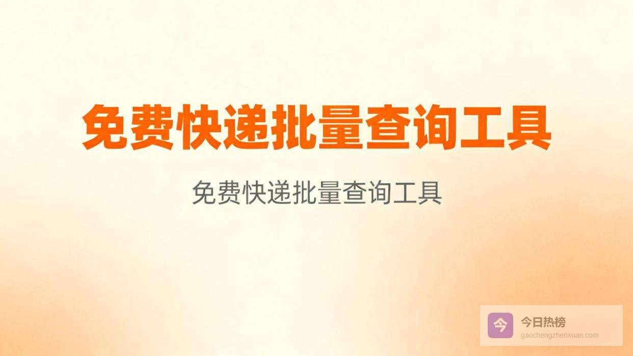 邮政快递单号批量查询：国内+国际邮政件全覆盖